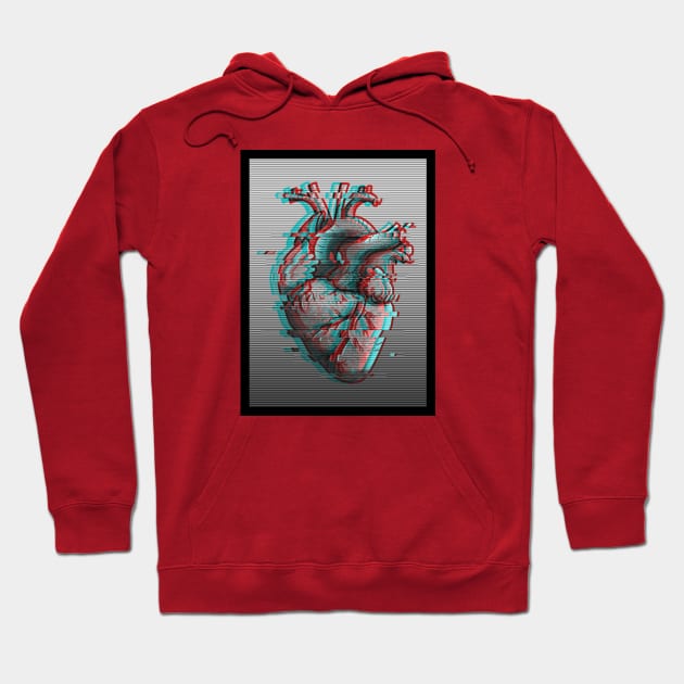 You make my heart glitch Hoodie by Colleen Regin